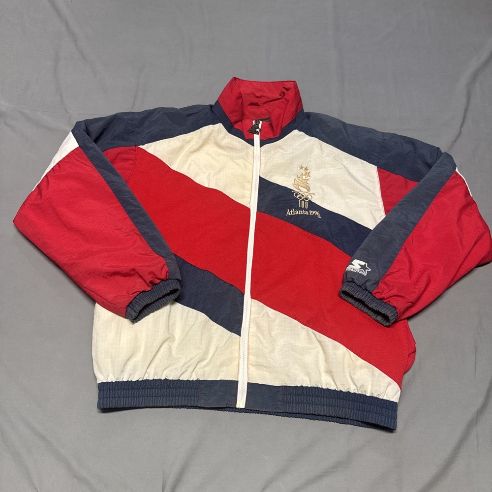 VTG 1996 Starter Team Jacket USA Olympic Game Collection Atlanta Small